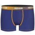 FREEGUN Boxer Homme Coton A1NEVERSTOP Bleu Jaune