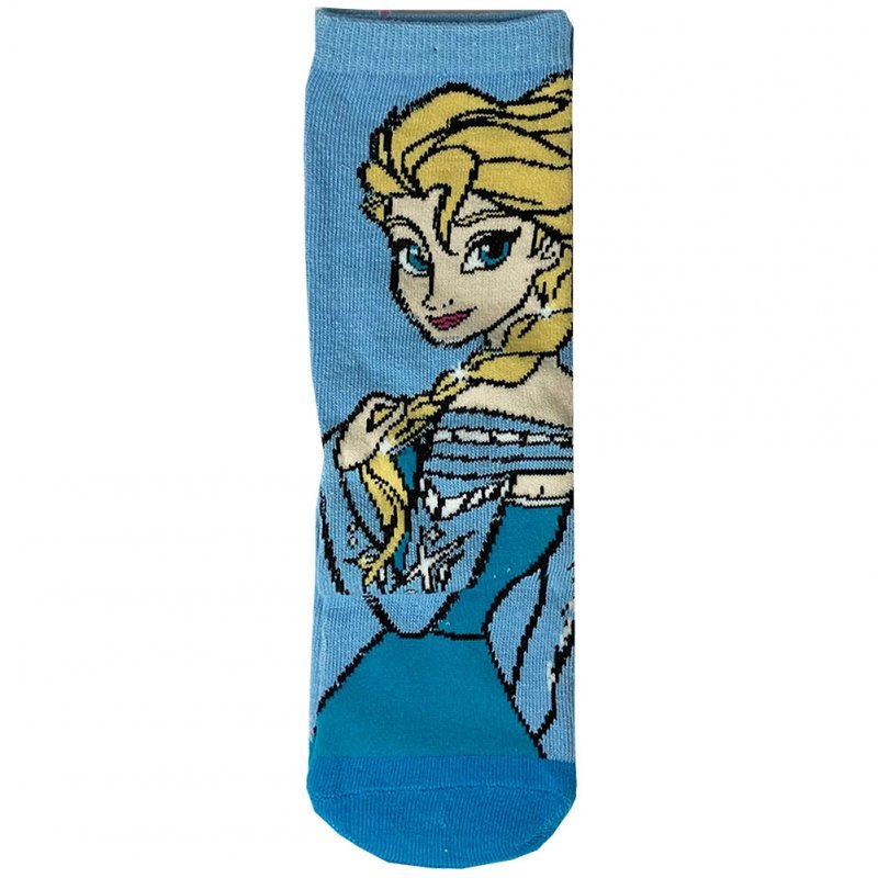 DISNEY Chaussettes Fille Coton ELSA Ciel REINE DES NEIGES