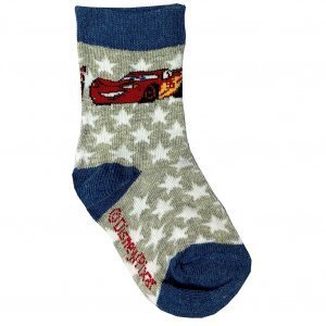 DISNEY Chaussettes Garçon Coton ETOILES Gris Bleu CARS