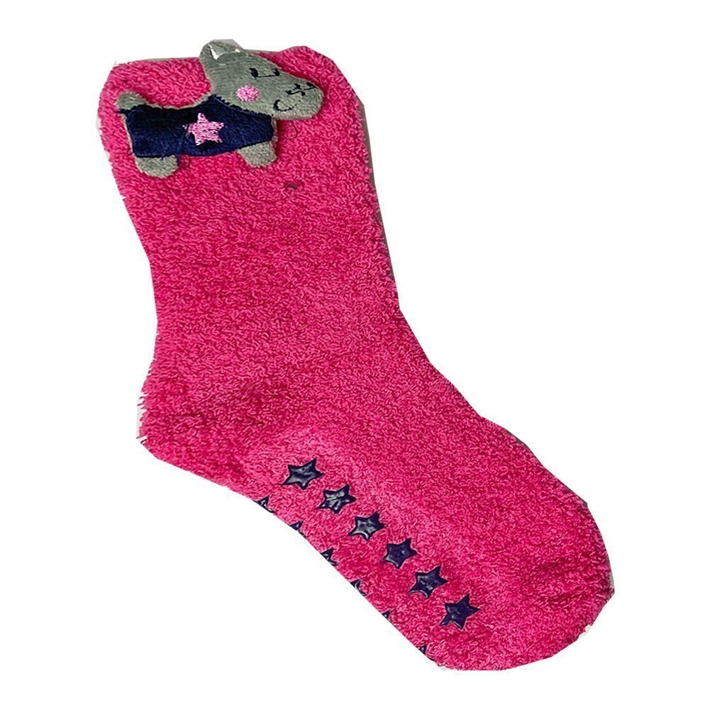 Chaussettes rose grenadine enfant fille : - Chaussettes, Collants