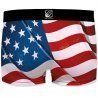 Boxer Homme FLAG Bleu et Rouge