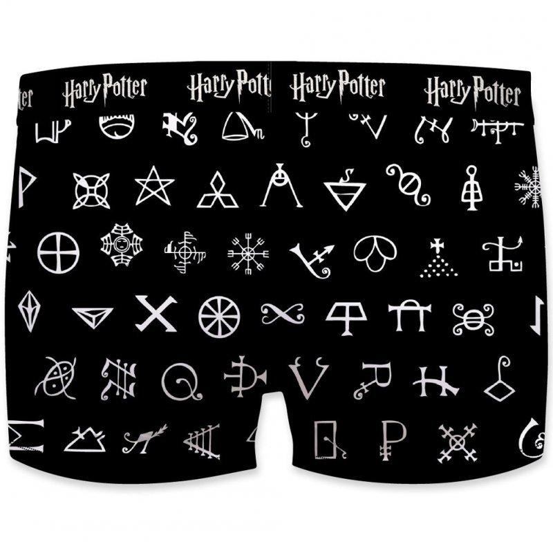 HARRY POTTER Lot de 5 Boxer Garçon Coton ASS2 Noir Rouge Gris