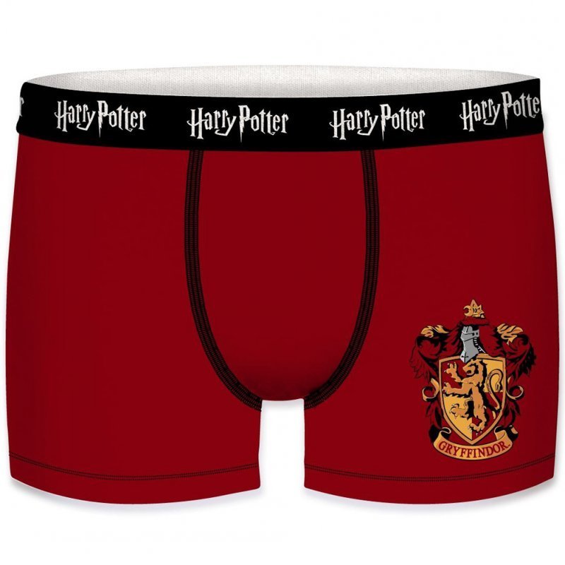 HARRY POTTER Lot de 5 Boxer Garçon Coton ASS2 Noir Rouge Gris