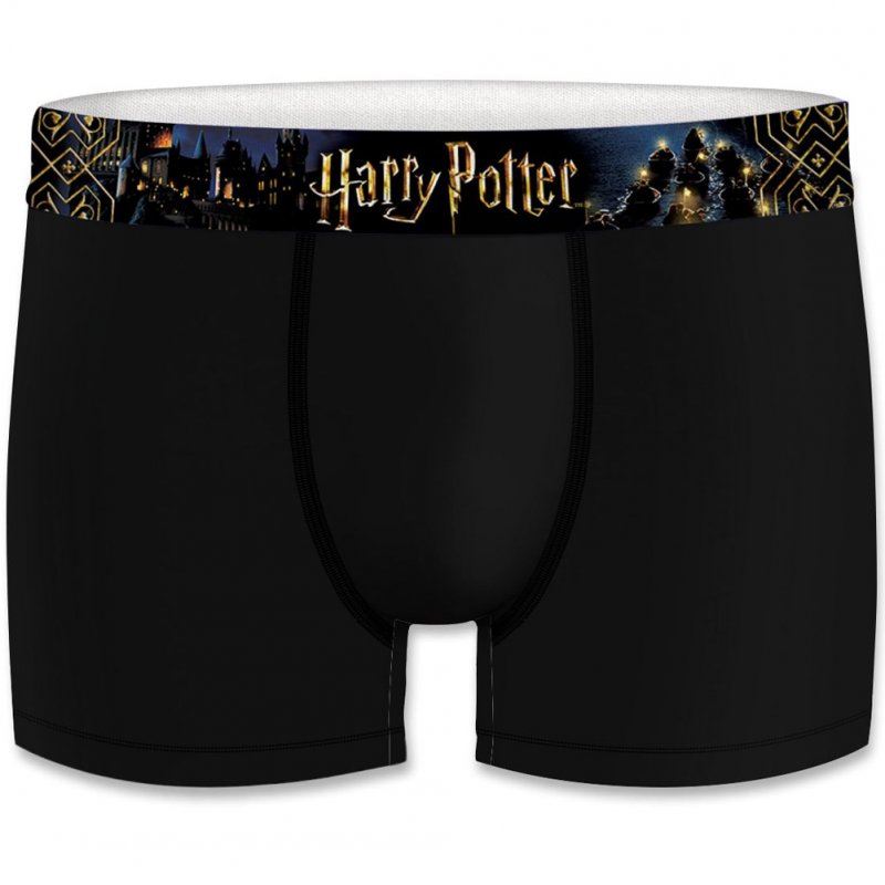 HARRY POTTER Boxer Garçon Coton ASS1 Noir Bleu