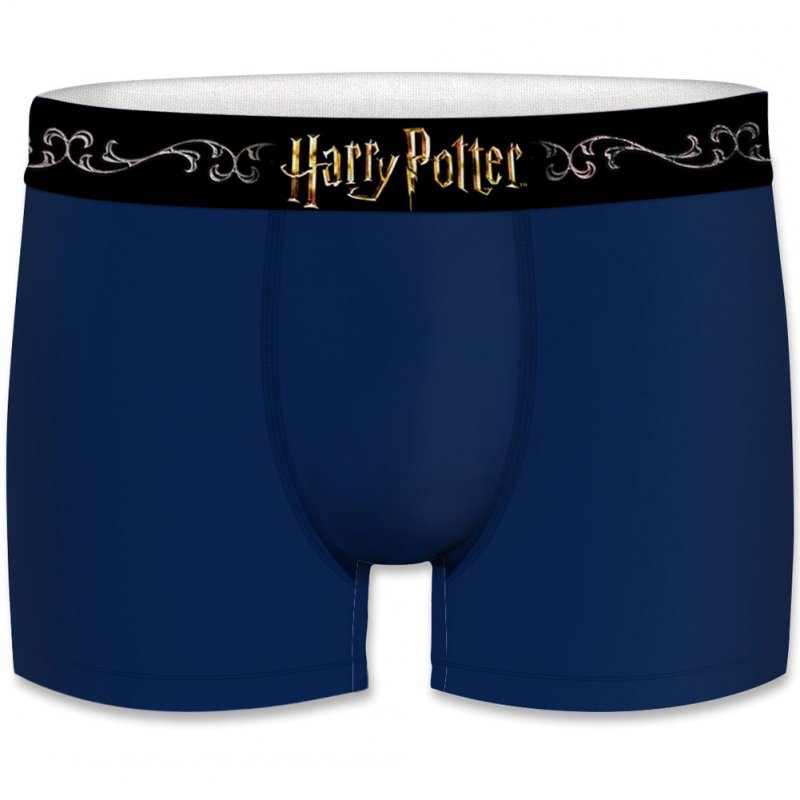 HARRY POTTER Boxer Garçon Coton ASS1 Bleu Noir