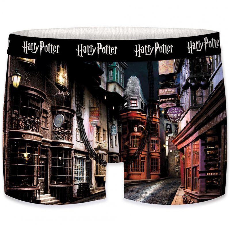 HARRY POTTER Boxer Garçon CHEMINTRAVERS Noir Multicolore