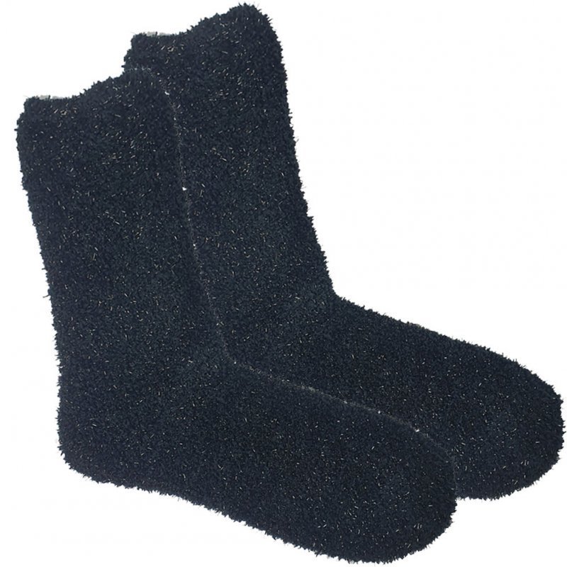 TWINDAY 2 paires de Chaussettes Fille Microfibre DOUBRIL Noir