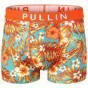 PULL IN Boxer Homme Microfibre MASGOLDPALM22 Orange Bleu