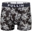 PULL IN Boxer Homme Microfibre MASBLACKCOCONUT Noir Blanc