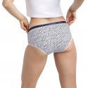 DIM Lot de 3 Boxers Femme Coton POCKETS STRETCH Easy Bleu Blanc