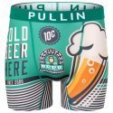 PULL IN Boxer Long Homme Microfibre FACOLDBEER Vert Jaune