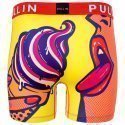 PULL IN Boxer Long Homme Microfibre FATASTY Jaune Orange