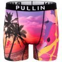 PULL IN Boxer Long Homme Microfibre FAMAYREAU Rose Noir
