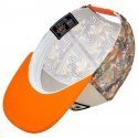 PULL IN Casquette Homme Microfibre TRUCKLEO Orange Blanc