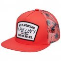 PULL IN Casquette Homme Microfibre TRUCKFAULA Rose Noir