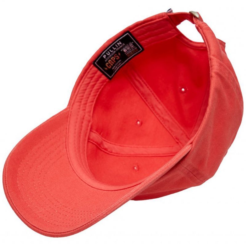 PULL IN Casquette Homme Coton JOKERPIZZA Rose corail