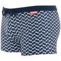 ATHENA Boxer Bain Moulant Homme GEO Marine Blanc