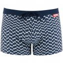 ATHENA Boxer Bain Moulant Homme GEO Marine Blanc