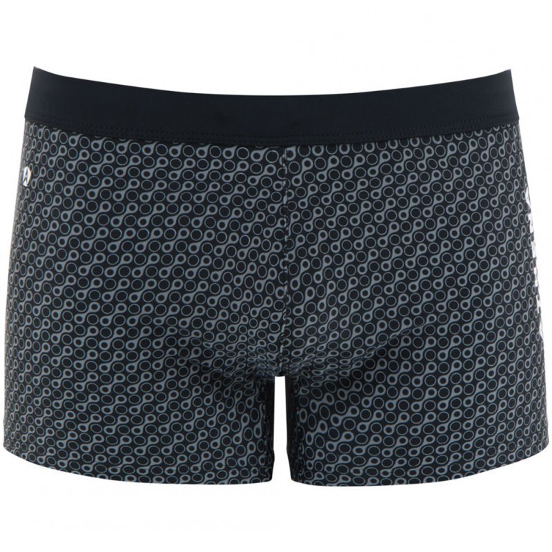 ATHENA Boxer Bain Moulant Homme ROND Noir Gris