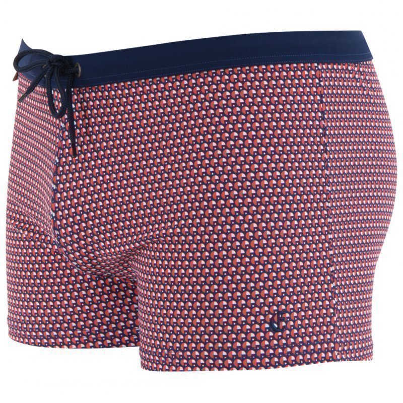 EMINENCE Boxer Bain Moulant Homme INITIALE Rouge Marine