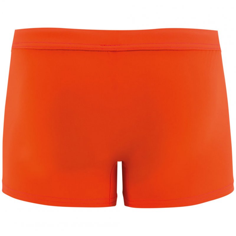 Maillot de bain Homme UNI Orange et Noir