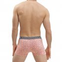 DIM 3 Boxers Homme Coton STRETCH Fleur corail Cotillon Noir