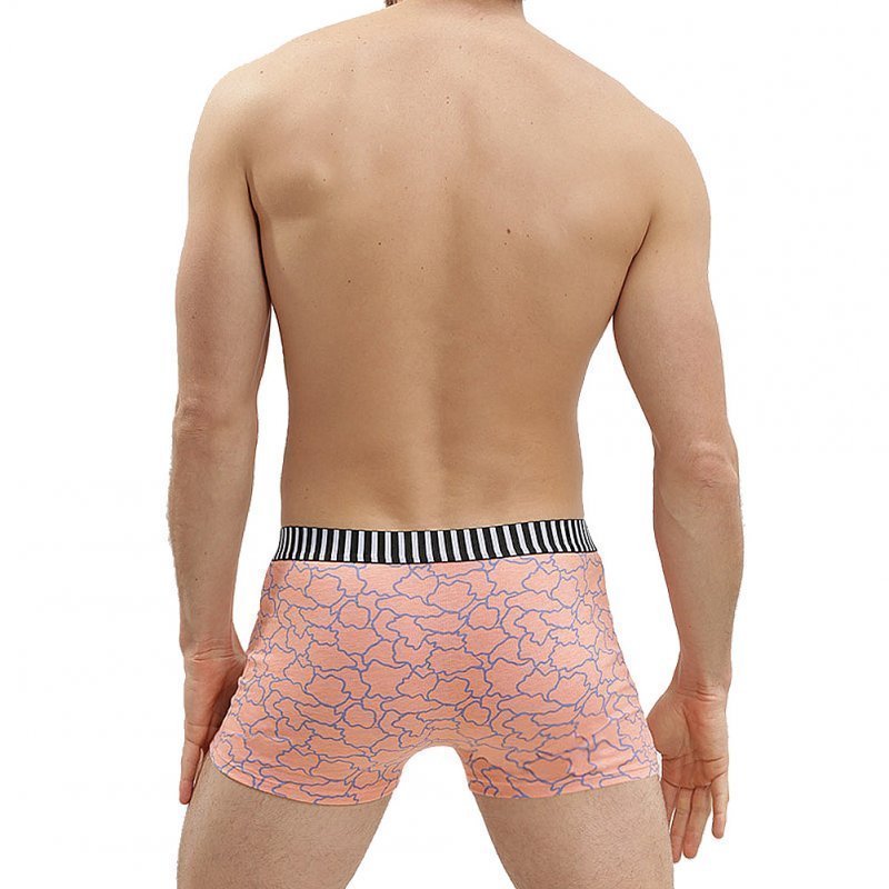 DIM 3 Boxers Homme Coton STRETCH Fleur corail Cotillon Noir