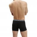 DIM Lot de 2 Boxers Homme Coton 3D STAY FIT Noir