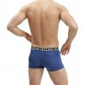 DIM Lot de 2 Boxers Homme Coton 3D FLEX AIR Bleu acier Blanc