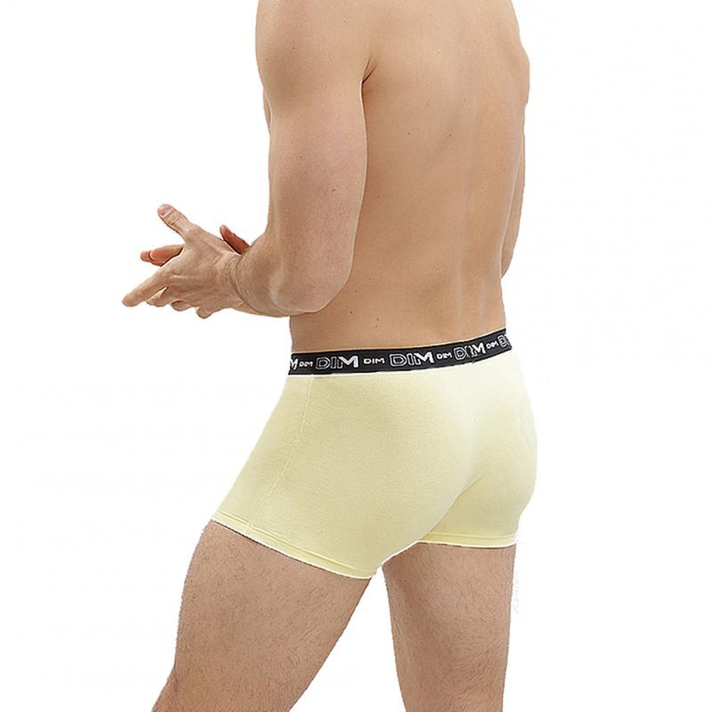 LOT DE 3 Boxer Sous-vêtements Homme STRETCH Jaune et Rouge