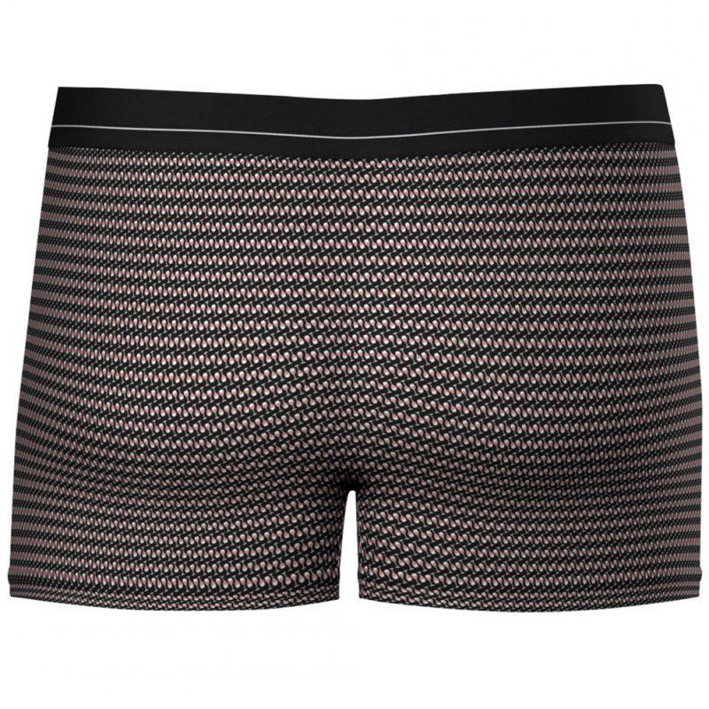 Boxer Homme MICROMODAL Noir et Rose