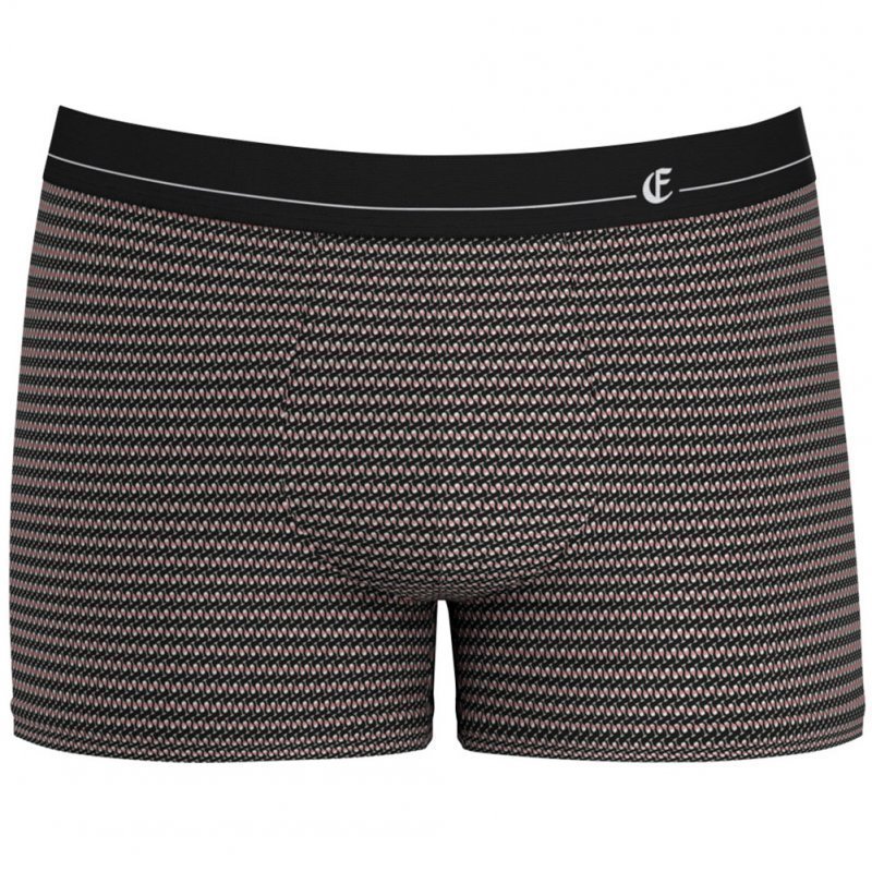 Boxer Homme MICROMODAL Noir et Rose