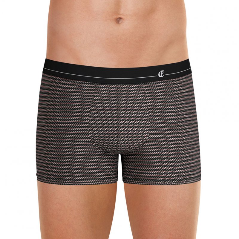 Boxer Homme MICROMODAL Noir et Rose
