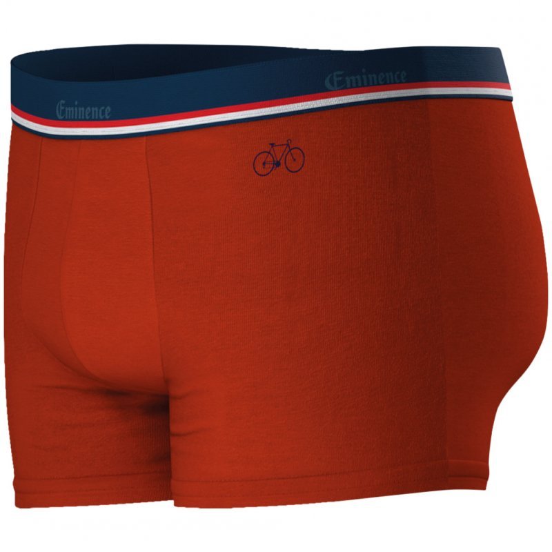 EMINENCE Boxer Homme Coton FAIT EN FRANCE Rouge Broderie