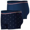 EMINENCE Lot de 2 Boxers Homme Coton FAIT EN FRANCE Vélo Bleu Pruss