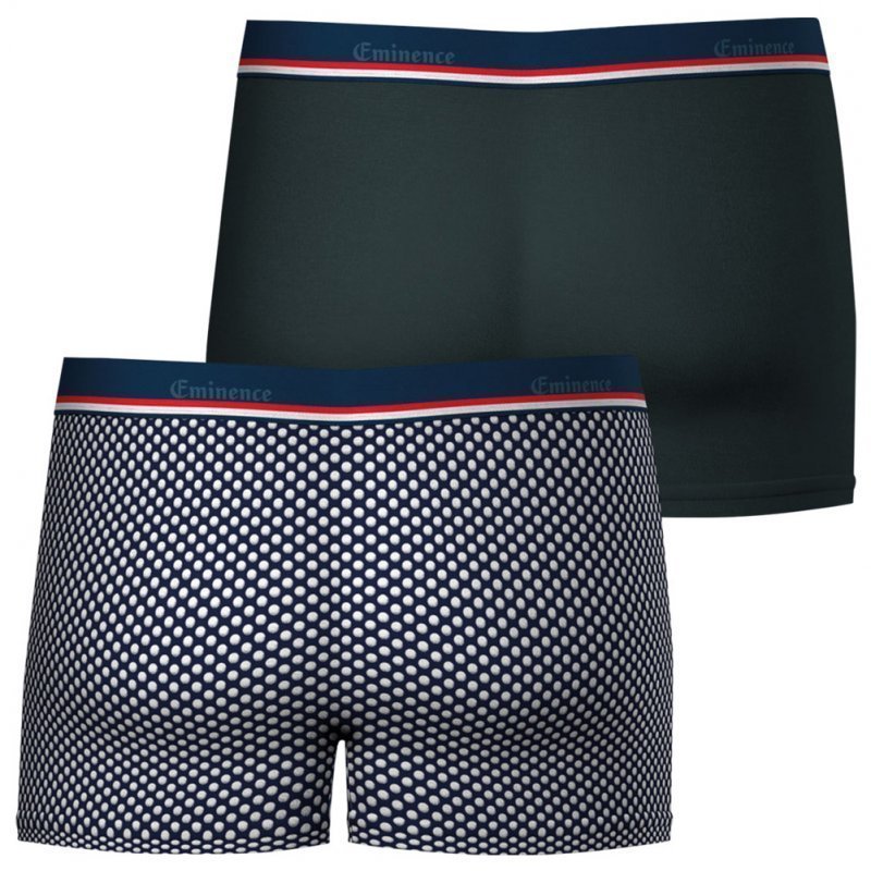 EMINENCE Lot de 2 Boxers Homme Coton FAIT EN FRANCE Golf Vert