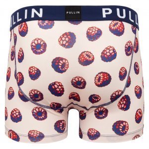 PULL IN Boxer Homme Microfibre MASBERRY Blanc Marine