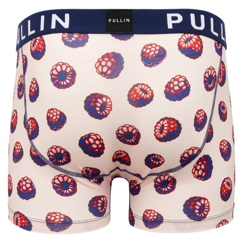 PULL IN Boxer Homme Microfibre MASBERRY Blanc Marine