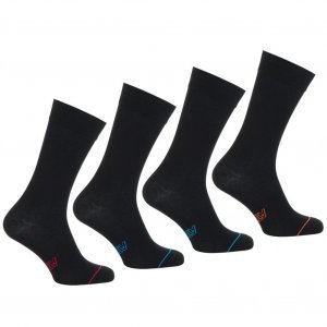 ATHENA 4 paires Chaussettes Homme ECOPACK Noir Multicolore