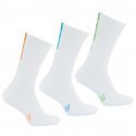 ATHENA 3 paires Chaussettes Homme CREW Blanc Multicolore
