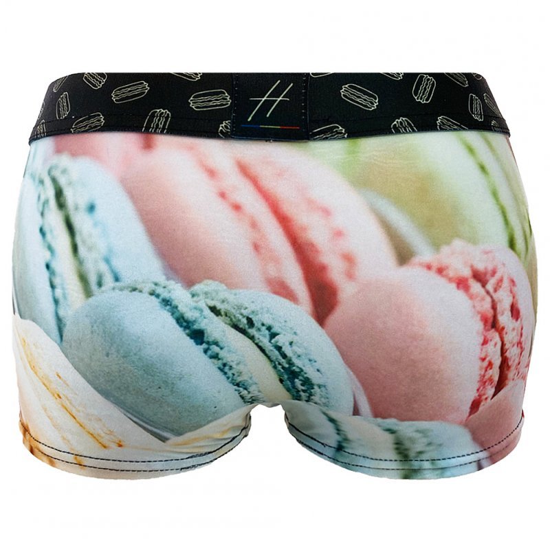 HERITAGE Boxer Femme MACARONS Multicolore Noir MADE IN FRANCE