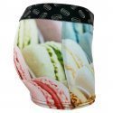 HERITAGE Boxer Femme Microfibre MACARONS Multicolore Noir MADE IN FRANCE