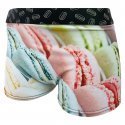 HERITAGE Boxer Femme Microfibre MACARONS Multicolore Noir MADE IN FRANCE