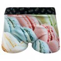 HERITAGE Boxer Femme Microfibre MACARONS Multicolore Noir MADE IN FRANCE