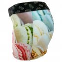 HERITAGE Boxer Femme Microfibre MACARONS Multicolore Noir MADE IN FRANCE