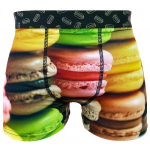 HERITAGE Boxer Homme Microfibre MACARONS Multicolore Noir MADE IN FRANCE