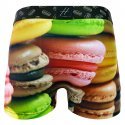 HERITAGE Boxer Homme Microfibre MACARONS Multicolore Noir MADE IN FRANCE