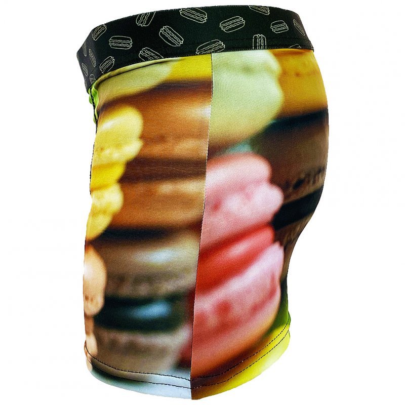 HERITAGE Boxer Homme MACARONS Multicolore Noir MADE IN FRANCE