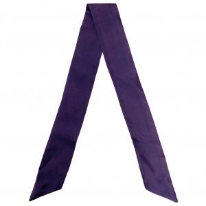 HERITAGE Bandeau cheveux Femme Satin UNI Aubergine MADE IN FRANCE
