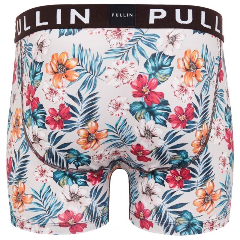 PULL IN Boxer Homme Microfibre MASBLOOM Blanc Multicolore